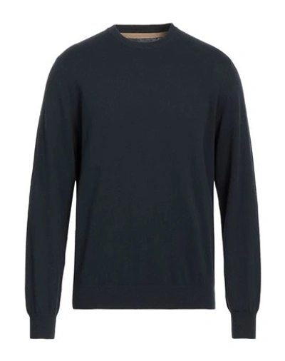 Shop Only & Sons Man Sweater Midnight Blue Size M Recycled Cotton, Recycled Polyester