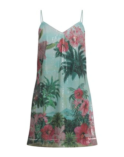Shop Pinko Woman Mini Dress Light Green Size 6 Polyester