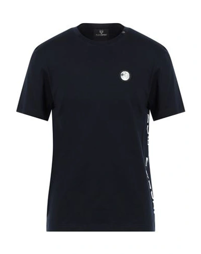 Shop Plein Sport Man T-shirt Navy Blue Size Xl Cotton