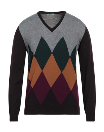 Shop Block23 Man Sweater Grey Size 42 Virgin Wool