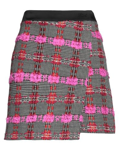 Shop Karl Lagerfeld Woman Mini Skirt Black Size 4 Wool, Acrylic, Polyacrylic, Cotton