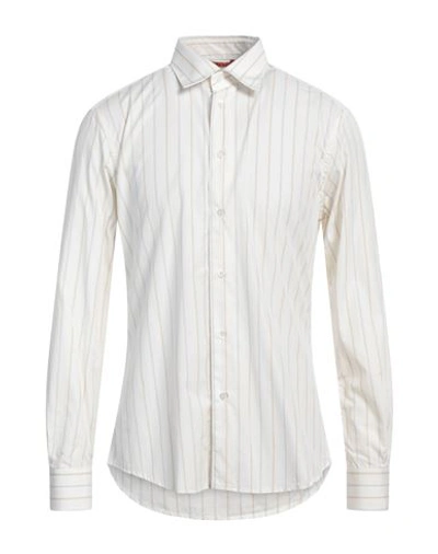 Shop Barena Venezia Barena Man Shirt Ivory Size 42 Cotton In White