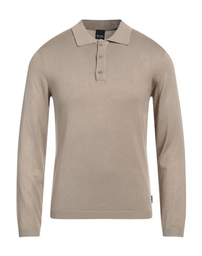 Shop Only & Sons Man Sweater Sand Size Xl Liva Reviva By Birla Cellulose, Polyester In Beige