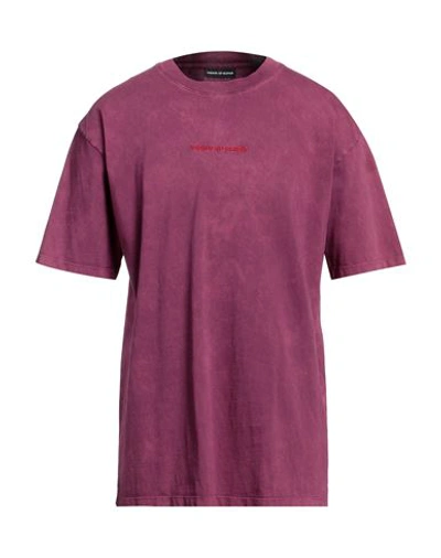 Shop Vision Of Super Man T-shirt Garnet Size M Cotton In Red
