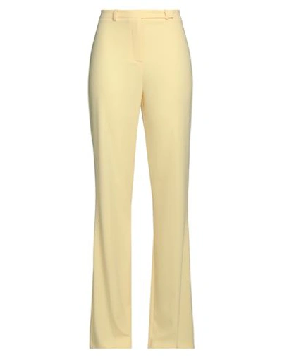 Shop Patrizia Pepe Woman Pants Yellow Size 6 Polyester, Elastane