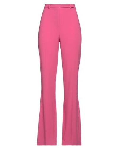 Shop Patrizia Pepe Woman Pants Fuchsia Size 8 Polyester, Elastane In Pink