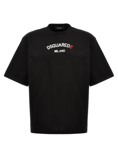 Shop Dsquared2 Logo T-shirt In Black