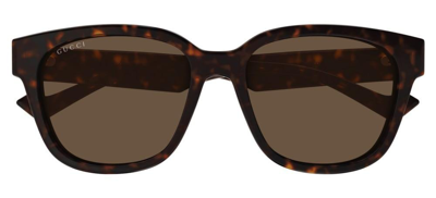 Shop Gucci Eyewear Low Nose Bridge Fit Sunglasses In Multi
