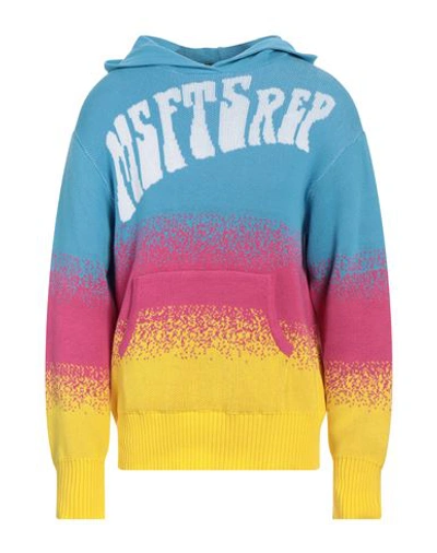 Shop Msftsrep Man Sweater Azure Size Xl Cotton In Blue