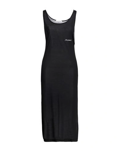 Hinnominate Woman Midi Dress Black Size M Modal In Black
