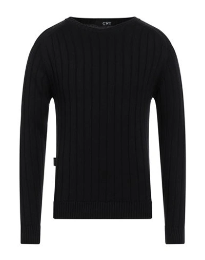 Shop C'n'c' Costume National Man Sweater Black Size 3xl Cotton, Acrylic