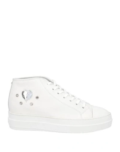 Shop Rucoline Woman Sneakers White Size 4 Calfskin