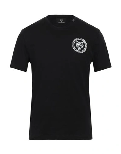 Shop Plein Sport Man T-shirt Black Size Xl Cotton