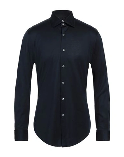 Shop Pal Zileri Man Shirt Midnight Blue Size 15 ½ Cotton