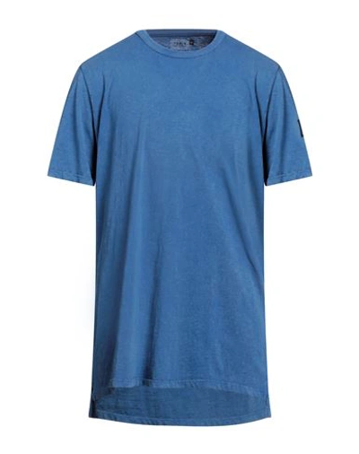 Shop Berna Man T-shirt Blue Size Xl Cotton