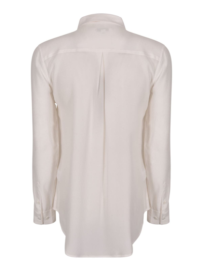 Shop Equipment Silk Shirt In White In Blanco