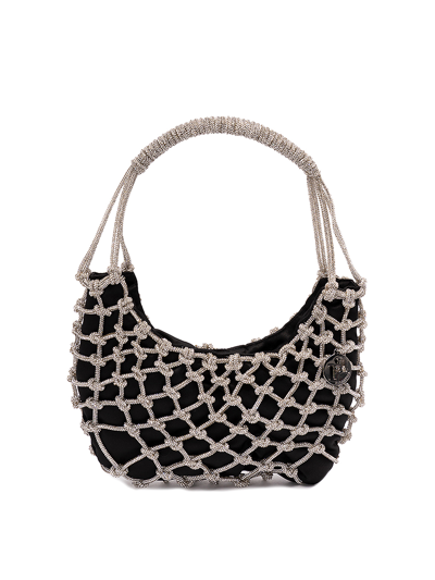 Shop Rosantica `nodi` Shoulder Bag In Silver