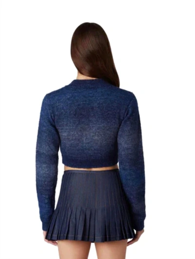 Shop Nia Aspen Sweater In Denim In Blue