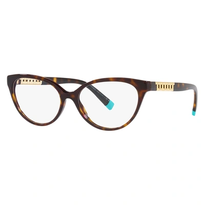 Shop Tiffany & Co Tf 2226 8015 54mm Womens Cat-eye Eyeglasses 54mm In Brown
