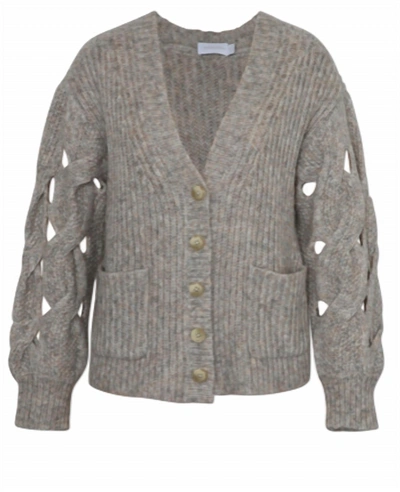 Shop Jonathan Simkhai Women's Reagan Sweater In Grey