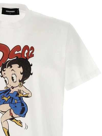 Shop Dsquared2 Betty Boop T-shirt White