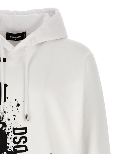 Shop Dsquared2 Icon Sweatshirt White/black
