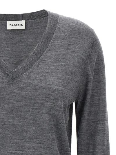 Shop P.a.r.o.s.h V-neck Sweater Sweater, Cardigans Gray