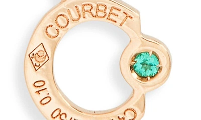 Shop Courbet Adjustable Lab Created Diamond Chain Ring In Rose Gold