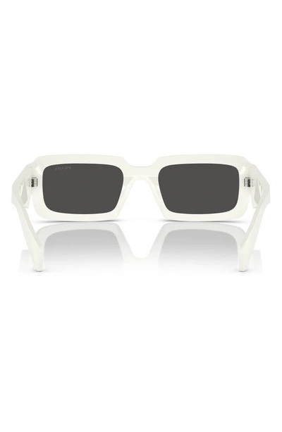 Shop Prada 55mm Cat Eye Sunglasses In Bone