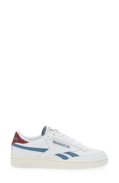 Shop Reebok Club C Revenge Sneaker In White/ Blue/ Chalk Red