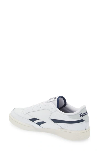 Shop Reebok Club C Revenge Sneaker In White/ Chalk/ Vector Navy