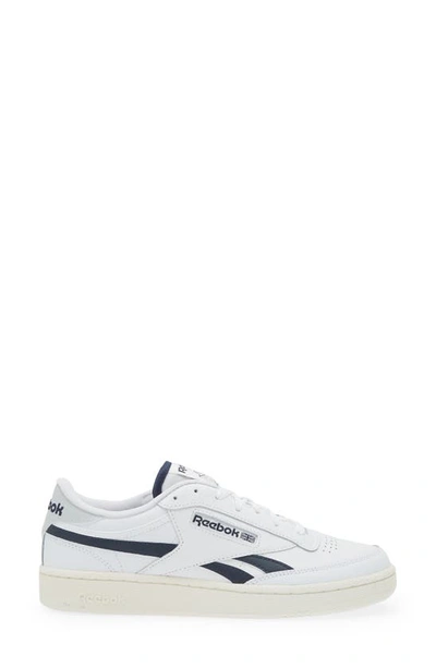 Shop Reebok Club C Revenge Sneaker In White/ Chalk/ Vector Navy
