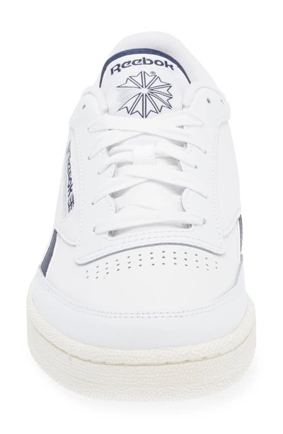 Shop Reebok Club C Revenge Sneaker In White/ Chalk/ Vector Navy