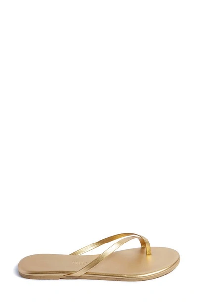 Shop Tkees Riley Metallic Flip Flop In Blink