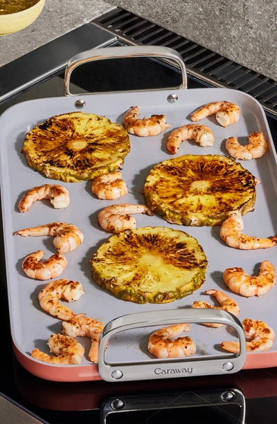 Caraway Ceramic Nonstick Double Burner Griddle In Sage