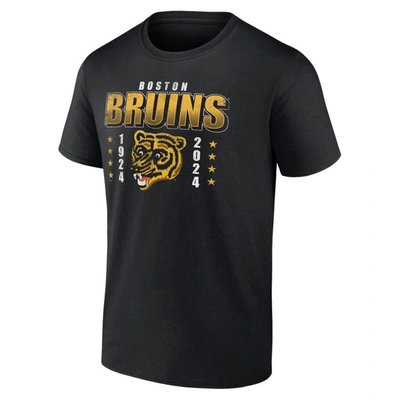 Shop Fanatics Branded  Black Boston Bruins Centennial  T-shirt