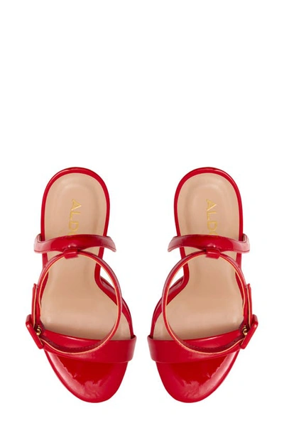 Shop Aldo Kat Stiletto Sandal In Other Red