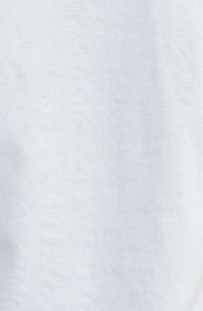 Shop Lacoste X Bandier Cotton Graphic T-shirt In S14 Phoenix Blue/ White