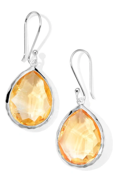 Shop Ippolita Rock Candy® Teardrop Earrings In Silver