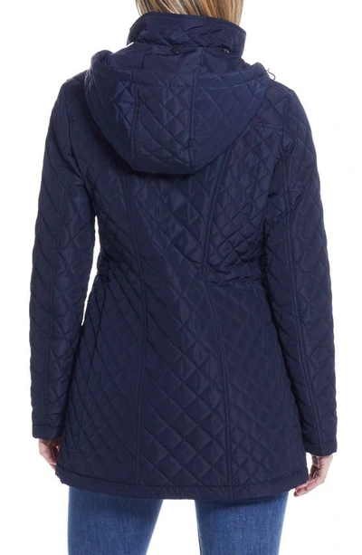 Shop Gallery Quilted Jacket In Navy