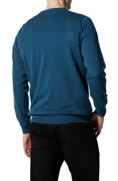 Shop Rodd & Gunn Queenstown Wool & Cashmere Sweater In Teal