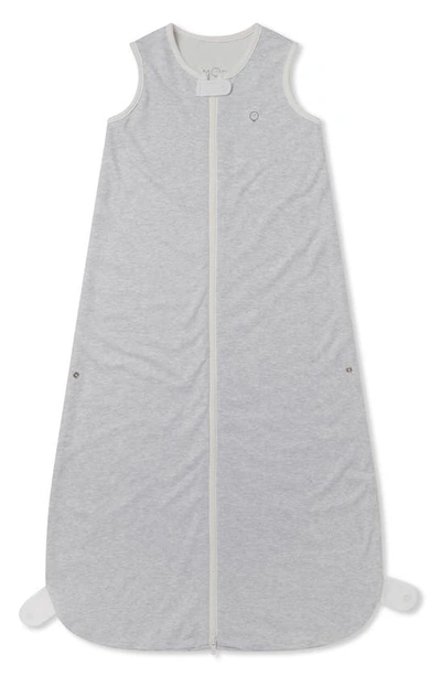 Shop Mori Kids' Zip-up Wearable Blanket In Gray Marl