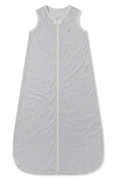 Mori Kids' Zip-up Wearable Blanket In Gray Marl