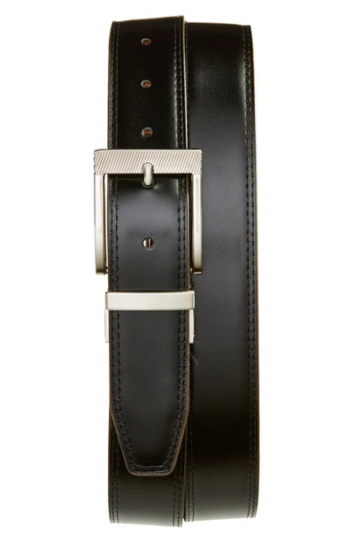 Shop Florsheim Perrion Reversible Leather Belt In Cognac