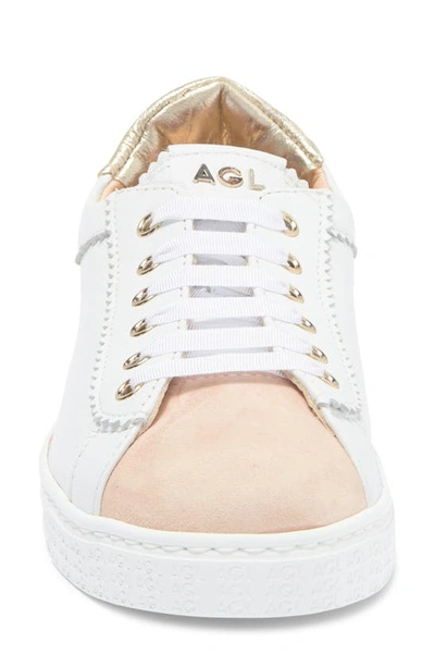 Shop Agl Attilio Giusti Leombruni Sade Sneaker In Aven-whit-pech-sand-whit