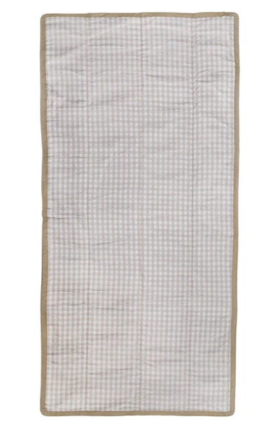 Little Unicorn 5 X 10 Outdoor Blanket In Beige Buffalo Check
