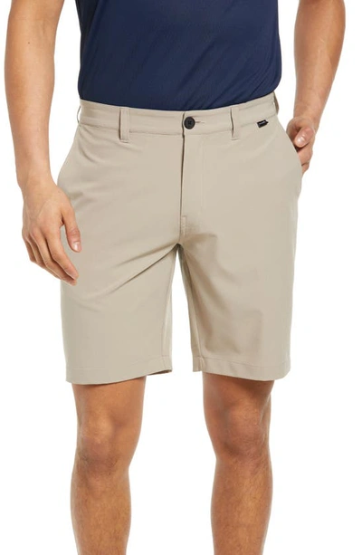 Shop Travis Mathew Wanderlust Chino Shorts In Khaki