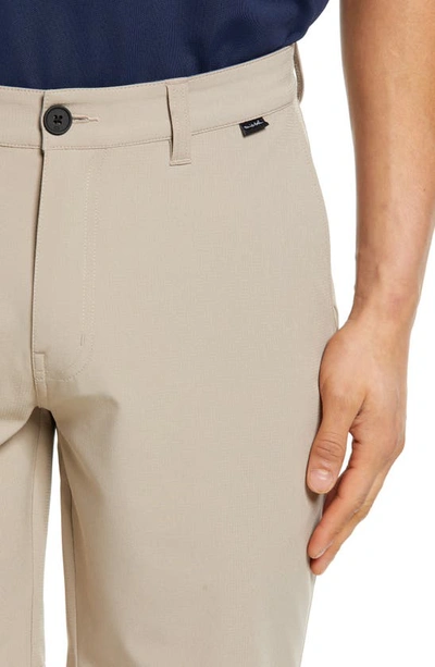 Shop Travis Mathew Wanderlust Chino Shorts In Khaki