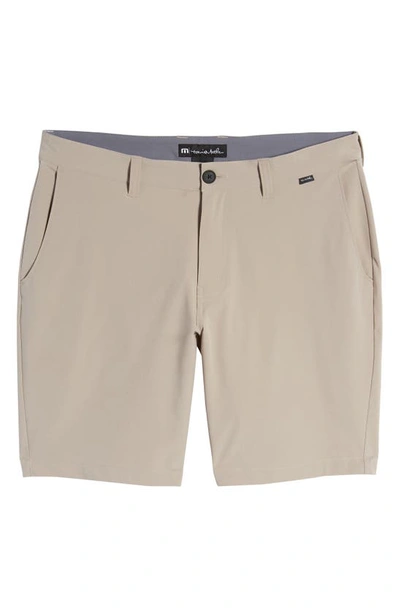 Shop Travis Mathew Wanderlust Chino Shorts In Khaki