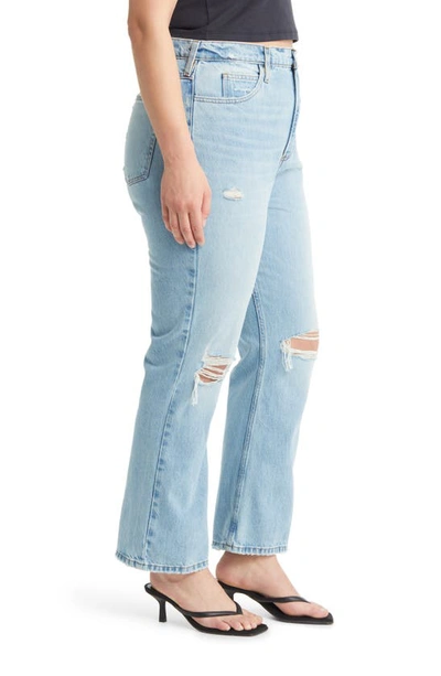 Shop Frame Le High 'n' Tight Crop Mini Bootcut Jeans In Rossum 2year Rips